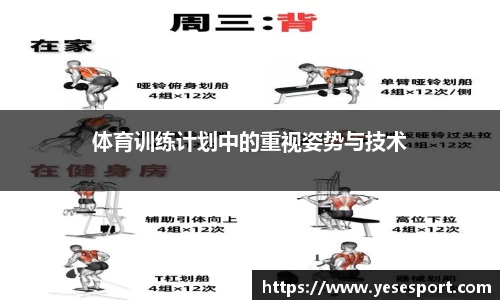 体育训练计划中的重视姿势与技术